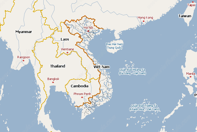 Hoàng Sa, Trường Sa và Bôn Sa